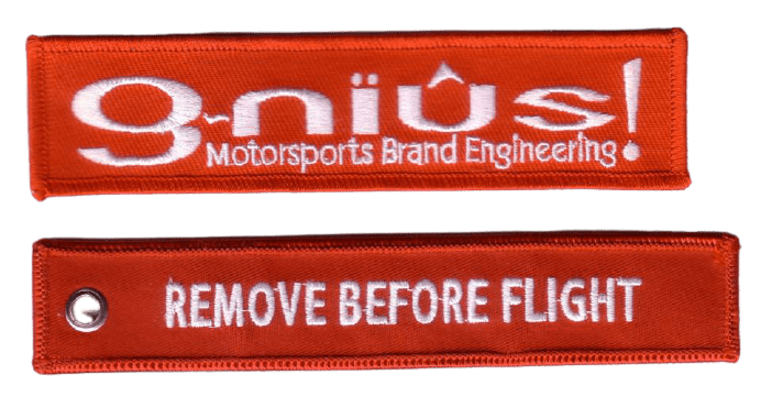 Custom embroidered keychain by Transcope Trading Singapore